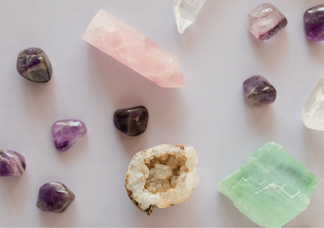 How I choose crystals for each piece, and why it matters.