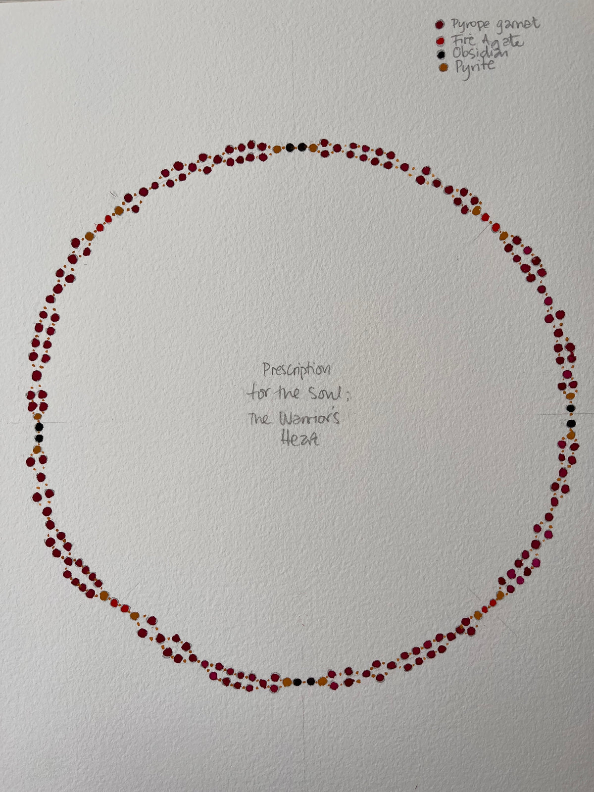 Initial Deposit for the Bespoke Talisman Necklace - The Warrior's Heart