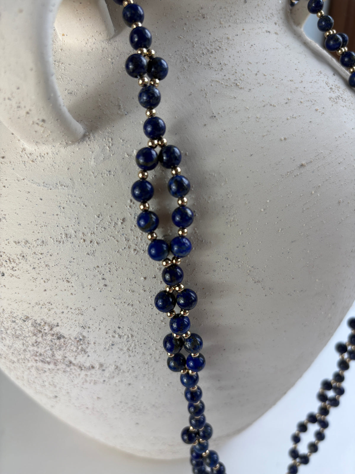 Talisman Necklace with Lapis Lazuli and Gold